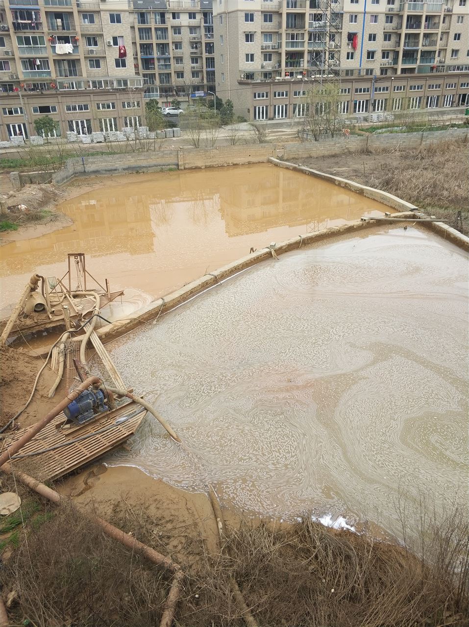 静乐沉淀池淤泥清理-厂区废水池淤泥清淤